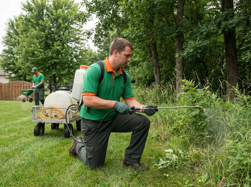 Suburban Yard and Wooded Margin Tick Defense in Isanti, MN